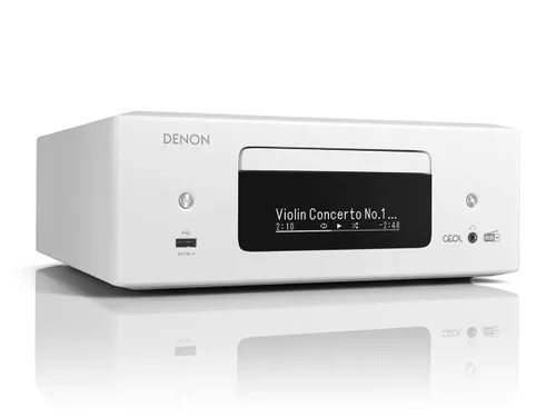 Ресивер Denon CEOL RCDN-12 DAB 2.1-канальный Wi-Fi Bluetooth AirPlay Белый