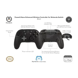 Pad PowerA Enhanced NANO Black do Ninten do Switch Bezprzewodowy