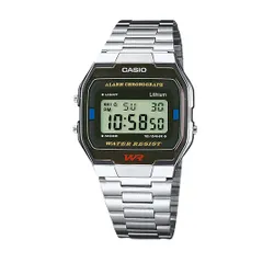 Casio Vintage A163wa-1qes Gümüş / Gümüş Saatler