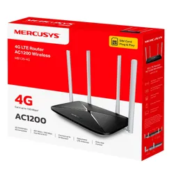 Router MERCUSYS MB135-4G 2.4 / 5 GHz (DualBand), Gniazdo SIM