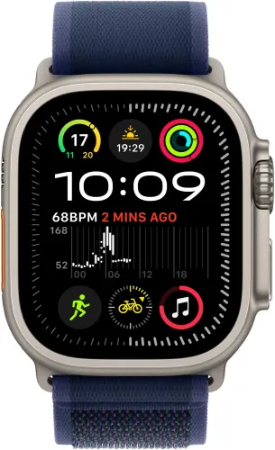 Apple Watch Ultra 2 GPS + Cellular koperta z tytanu 49mm opaska Trail niebieski S/M