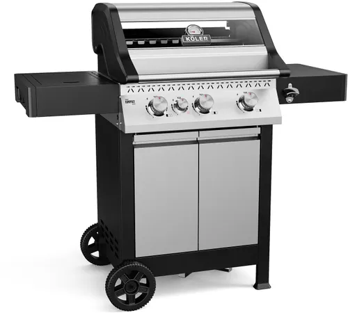Grill gazowy KOLER Krone Compact Srebrny 15.5 kW 60 x 46 cm