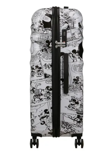 Walizka duża American Tourister Wavebreaker Disney - Minnie comics white