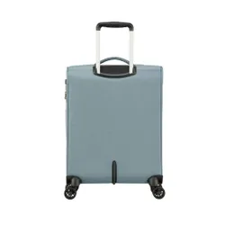 American Tourister walizka kabinowa poszerzana Summerfunk - metal grey