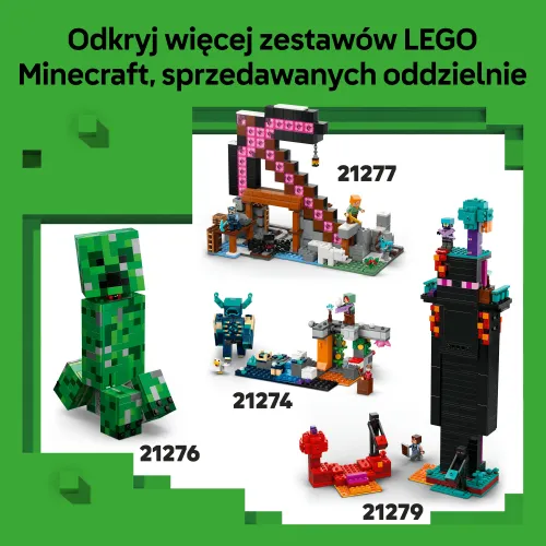 LEGO MINECRAFT 21280 KALENDARZ ADWENTOWY 2025 zestaw klocków dla dzieci 7+