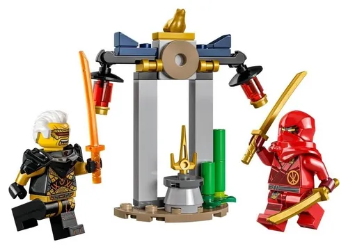 LEGO Ninjago 30650 Bitwa Kaia i Raptona w świątyni & Turniejowy teren szkoleniowy