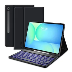 Etui na Galaxy Tab S10 FE+ Plus 13.1 X620/X626B TECH-PROTECT SC Pen + Keyboard Czarny Klawiatura