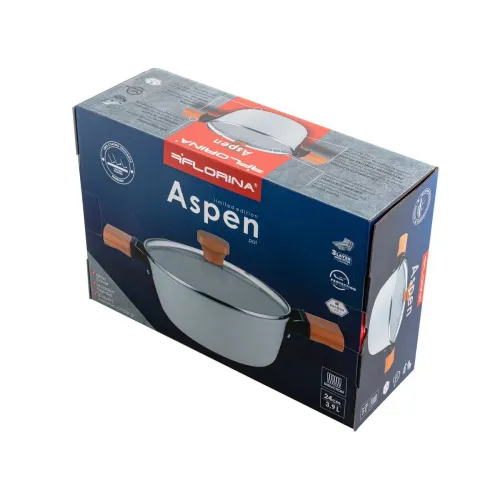 Garnek aluminiowy z pokrywką FLORINA ASPEN 3,9 l
