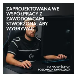 Klawiatura mechaniczna Logitech G Pro X TKL Lightspeed Tactile - GX Brown - różowy