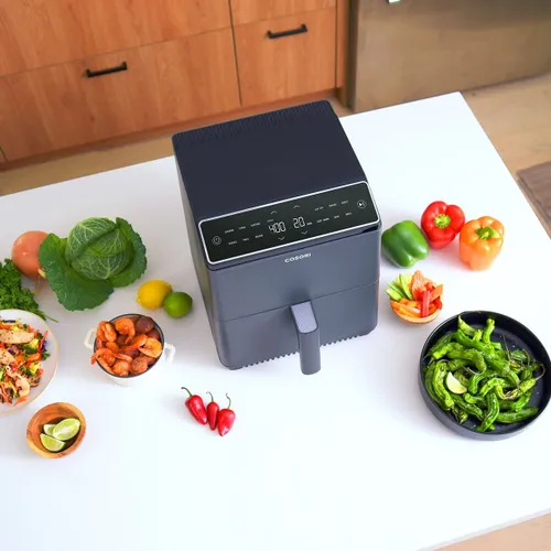 Air Fryer Frytkownica beztłuszczowa COSORI CAF-P681S-KEUR Dual Blaze 6.4l Wi-Fi zabezpieczenie przed przegrzaniem