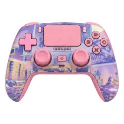 Pad FroggieX FX-P5-GP5-P Vibe City Edition do PC, PlayStation 5, Android, iOS Bezprzewodowy Różowy