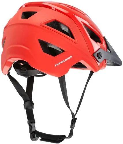 Kask rowerowy KROSS Saltare Czerwony MTB (rozmiar L)