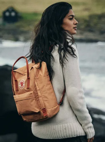 Fjallraven Kanken - şeftali kum sırt çantası