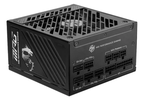 Zasilacz MSI MPG A1250GS PCIE5 1250W 80+ Gold Czarny