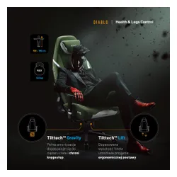 Fotel DIABLO CHAIRS X-Eye 2.0 Zielony