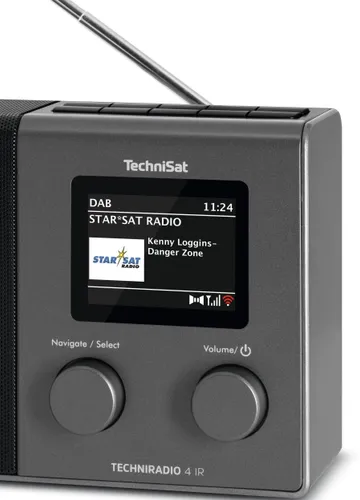 Радиоприемник TechniSat TechniRadio 4 IR FM-радио DAB + интернет черный