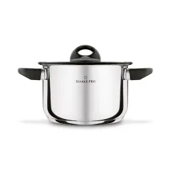 Garnek nierdzewny z pokrywką Starke Pro Sante 3,7 l