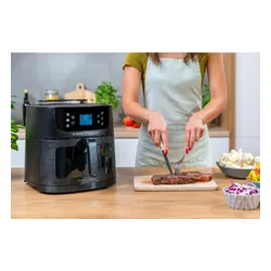 Air Fryer Frytkownica beztłuszczowa AI GÖTZE & JENSEN AF850T by Setti+ WiFi rozpoznawanie potraw i gotowanie na parze
