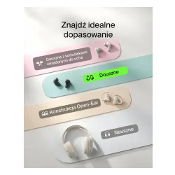 Słuchawki bezprzewodowe Belkin SoundForm Anywhere Douszne Bluetooth 5.4 Czarny