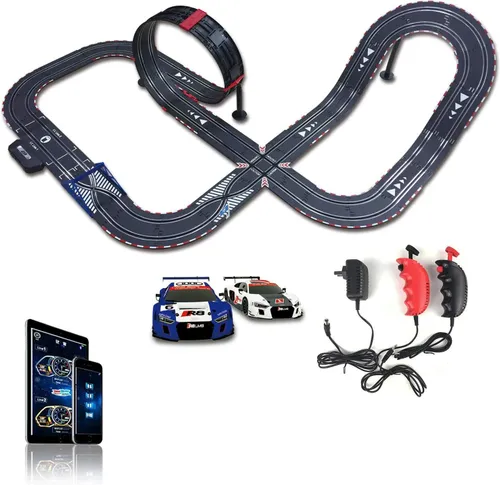 Tor wyścigowy samochodowy COIL zestaw mega tory skala 1:43 7.5m licencja AUDI