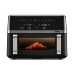Air Fryer Frytkownica beztłuszczowa MOVA FD20S Pro Czarny 10l z okienkiem podglądu 10 programów automatycznych