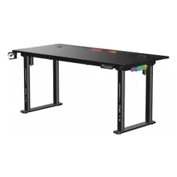 Biurko gamingowe COBRA Electra S CRF1621ELBKRGB Czarny