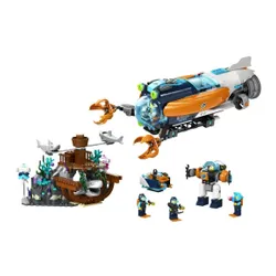 LEGO City 60379 deniz tabanı kaşifinin denizaltı