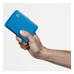 Portfel aluminiowy Ogon Design Stockholm V2 - blue
