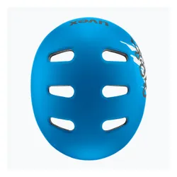 Kask dziecięcy UVEX Kid 4 Style super hero blue matt