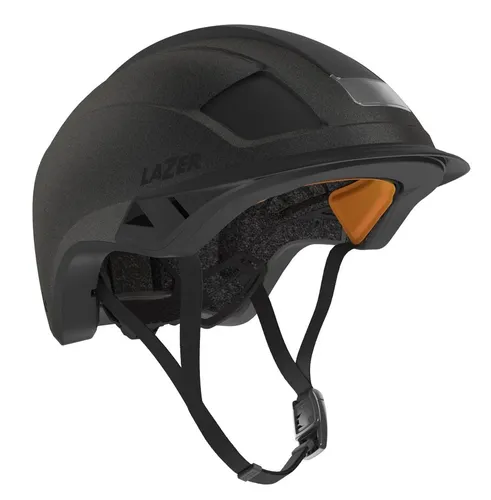 Kask rowerowy LAZER Next KinetiCore Czarny Miejski z lampką (rozmiar S)