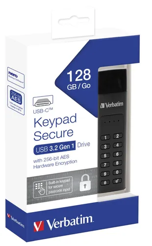 Dysk VERBATIM Keypad Secure 128GB Czarny