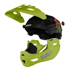 Kask KAMIKAZE Ronin Zielony Full Face (rozmiar L)