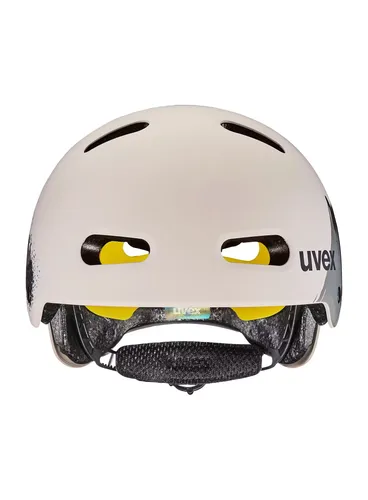 Kask rowerowy dla dzieci Uvex Kid 4 Style Mips - dirt warm grey matt