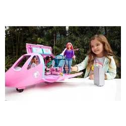 Lalka Barbie samolot GJB33