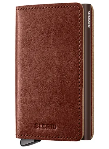 Secrid Premium Slimwallet + кожаный RFID-кошелек Basco - виски