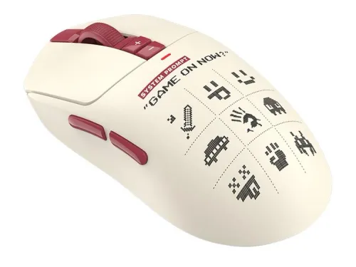 Myszka gamingowa A4tech Bloody R72 Ultra Duo Pixels Red Beżowy