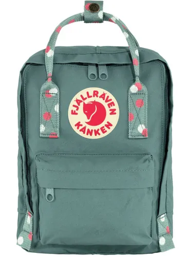 Fjallraven Kanken Mini-frost yeşil sırt çantası / konfeti deseni