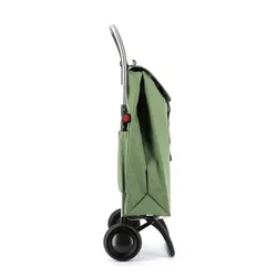 Coș de cumpărături pliabil cu 2 roți Rolser and-MAX TWEED-green