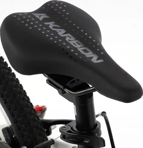 Rower dziecięcy KARBON Superlight 20 cali dla chłopca Czarny