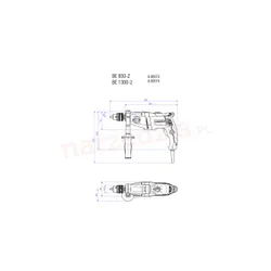 Wiertarka bezudarowa Metabo BE 850-2