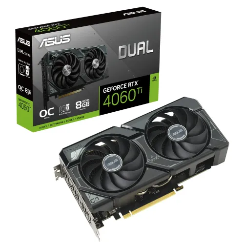 Karta graficzna ASUS Dual GeForce RTX 4060Ti SSD OC Edition 8GB GDDR6 128bit DLSS 3