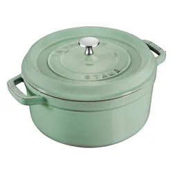 Garnek żeliwny okrągły 1.7 ltr STAUB LA COCOTTE Miętowy