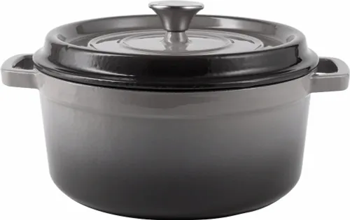 Garnek żeliwny VINTAGE CUISINE VC2P221GR20CP Szary Ombre 2.2L