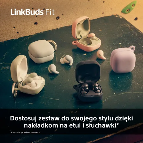 Słuchawki dokanałowe SONY LinkBuds WF-LS910 Różowy