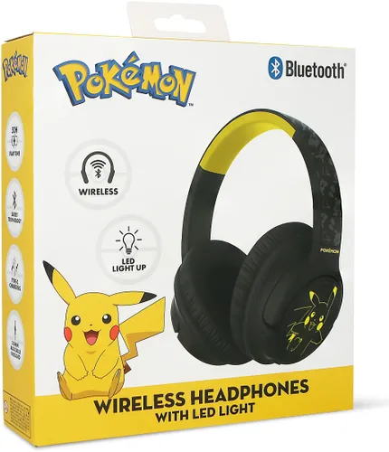 Słuchawki nauszne OTL Pokemon Pikachu Czarny