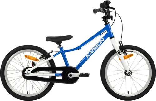 Rower dziecięcy KARBON Superlight Automatic 18 cali dla chłopca Niebieski
