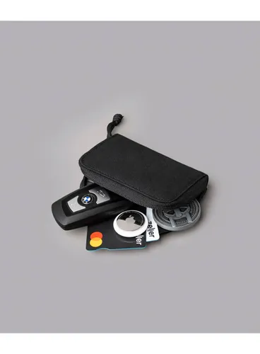 Кошелек Alpaka Zip Coin, черный