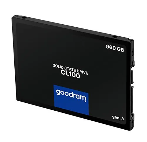 GoodRam CL100 Gen3 Katı Hal Sürücüsü 960GB 2.5 " SATA III (SSDPR-CL100-960-G3)