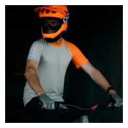 Kask rowerowy POC Otocon Race MIPS fluorescent orange avip/uranium black matt