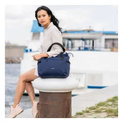 Наплечная сумка для кроватки Galactic Tote Bag Hedgren-Neptune blue